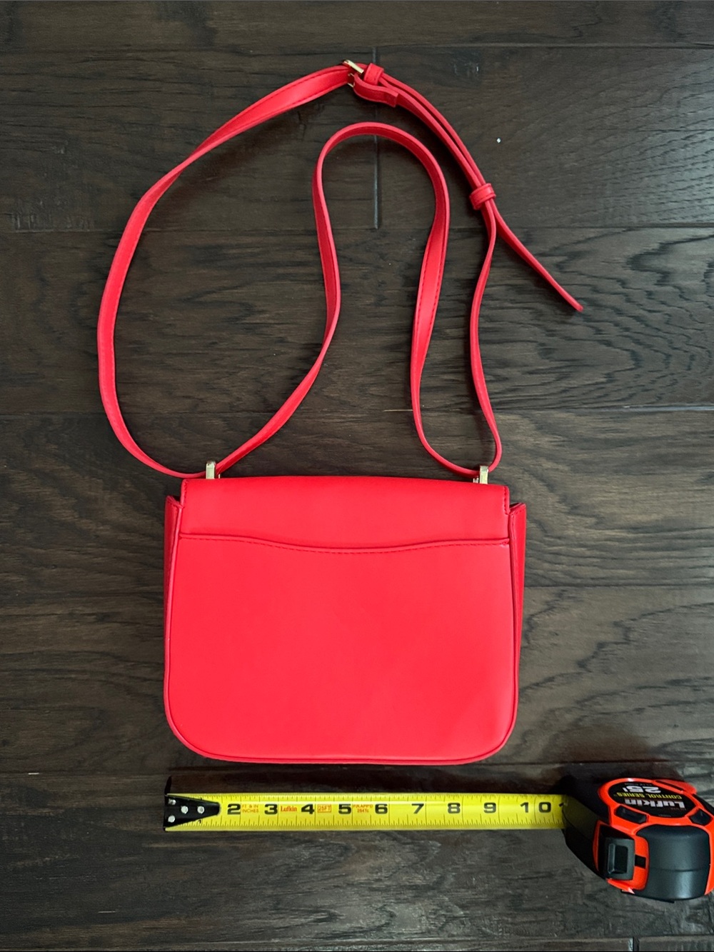 a new day Red Crossbody Bag with Gold Hardware - Picture 7 of 7
